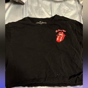 Vintage princess poly shirt, size medium, rolling stones, amazing quilty